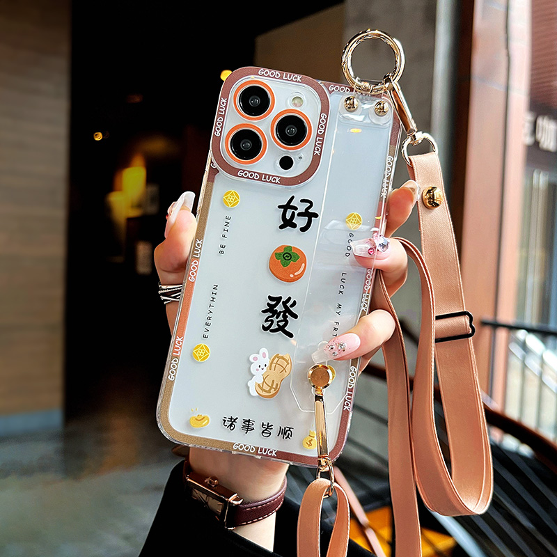 三星透明软壳潮牌腕带支架