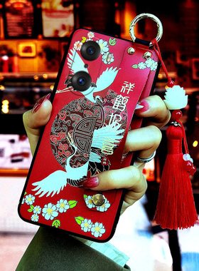 适用于华为荣耀400pro硅胶手机壳300腕带200Pro硅胶全包荣耀90超薄网红50防摔30小众20/20s斜挎绳荣耀GT女款