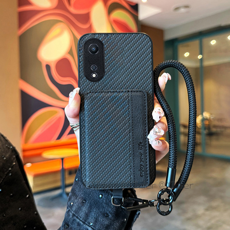 经典纤维纹纹理，自带插卡支架隐藏式吸磁