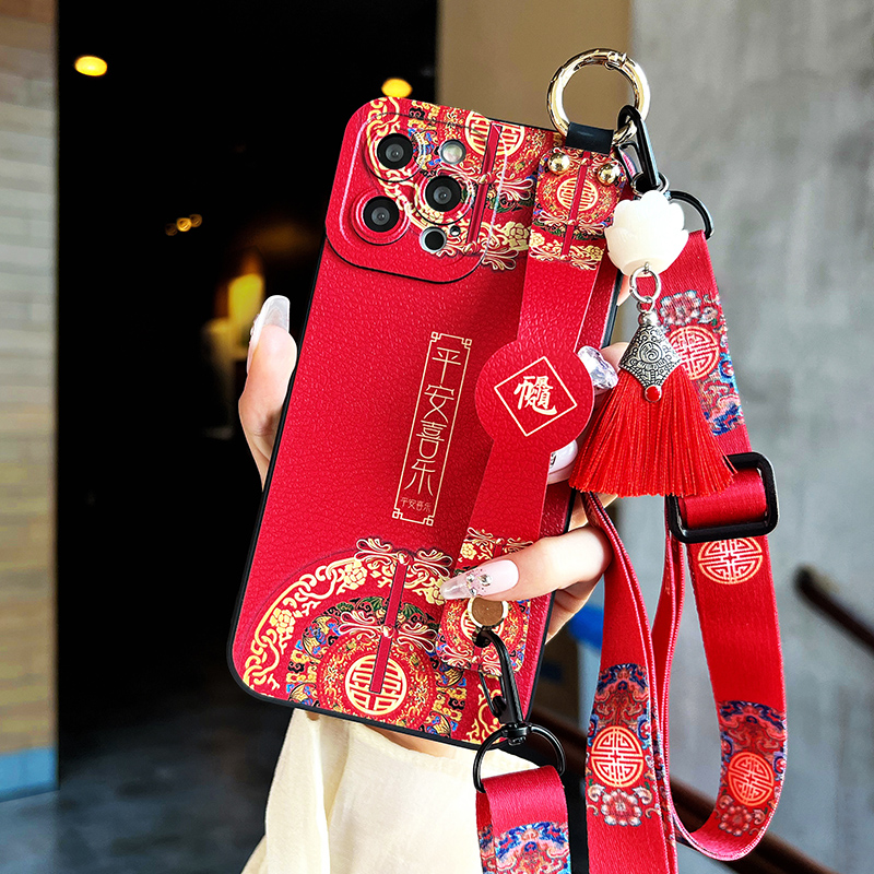 红米瞳眼软壳复古风腕带支架