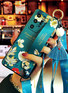 适用三星a56繁花女款颜值感a55手机壳a54新品硅胶薄款磨砂斜跨三星a53/a23/a16/m34/m33/m23/三星f23/f52/a06