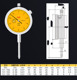 恒量机械百分表0 10mm高精度指示表校表头表盘位移计指针式 高度规