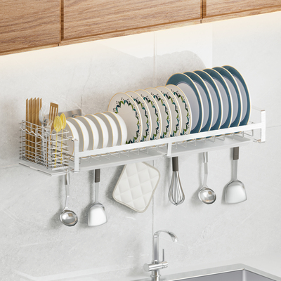 304不锈钢壁挂式碗碟架