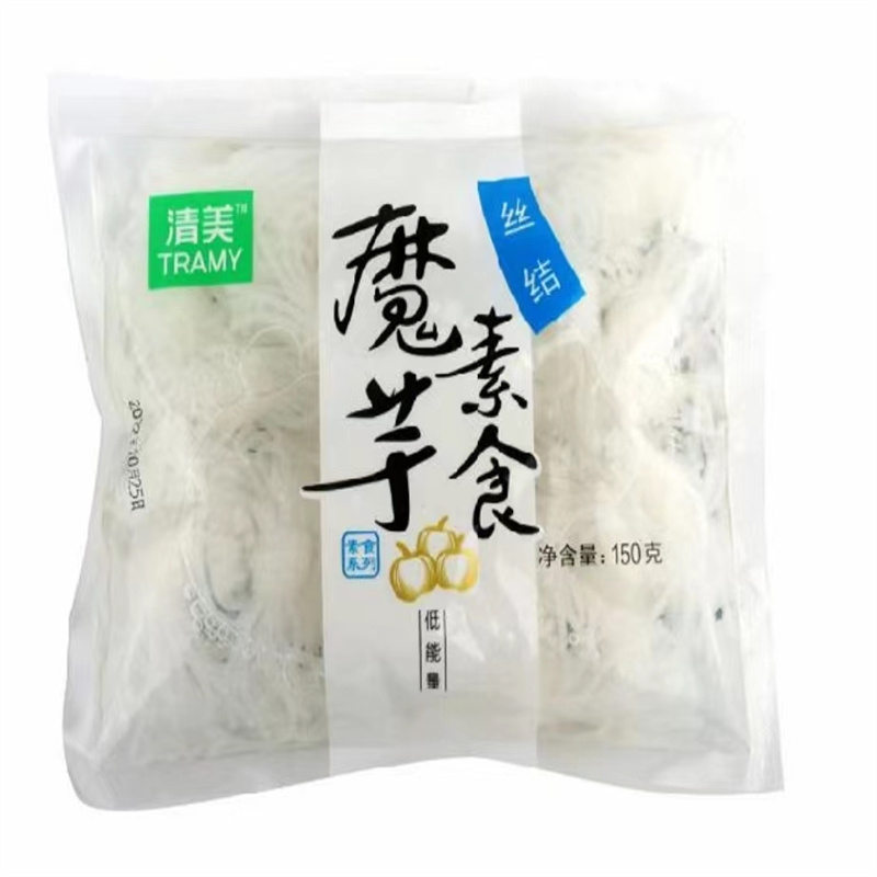 上海清美魔芋丝结素毛肚海藻面