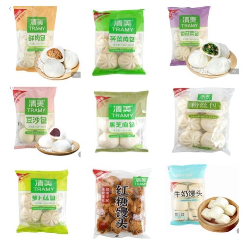 清美糯米烧卖鲜肉包加量装早餐
