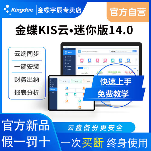 财务软件Kingdee/金蝶公司记账