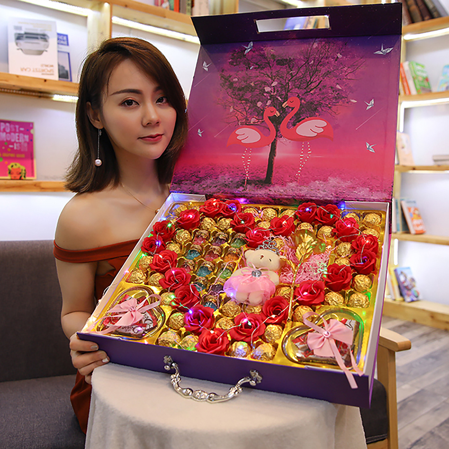 520情人节表白礼物生日礼盒送女朋友老婆闺蜜女生对象浪漫异地恋