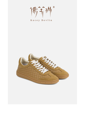 德芙琳Kacey Devlin秋季新款方格纹德训鞋KD4029