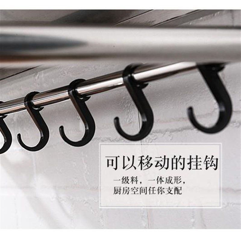 可伸缩微波炉置物架壁挂式u家用厨房304不锈钢烤箱架支架托架挂墙