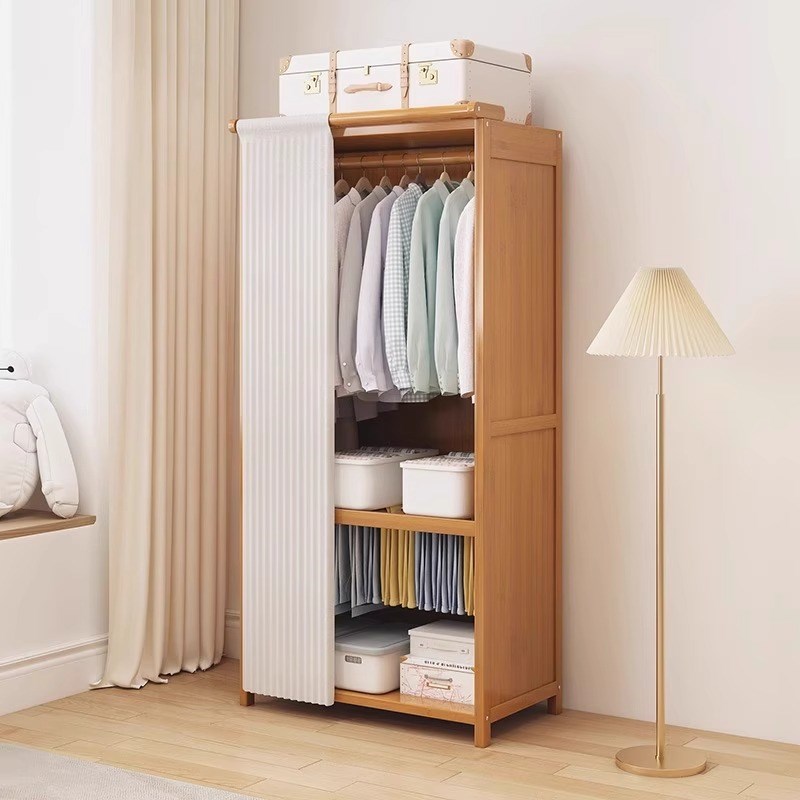 衣柜卧室家用简易布衣柜出租房用简易组装大O容量省空间衣服收纳