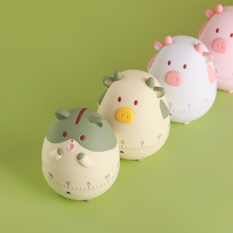 卡通自律倒计时i器儿童学生学习定时专用闹钟两用厨房时间管理提
