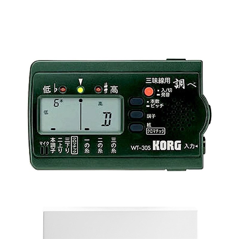 自营科音三味线调音器多种功能精确调G节黑色WT-30S乐器指针