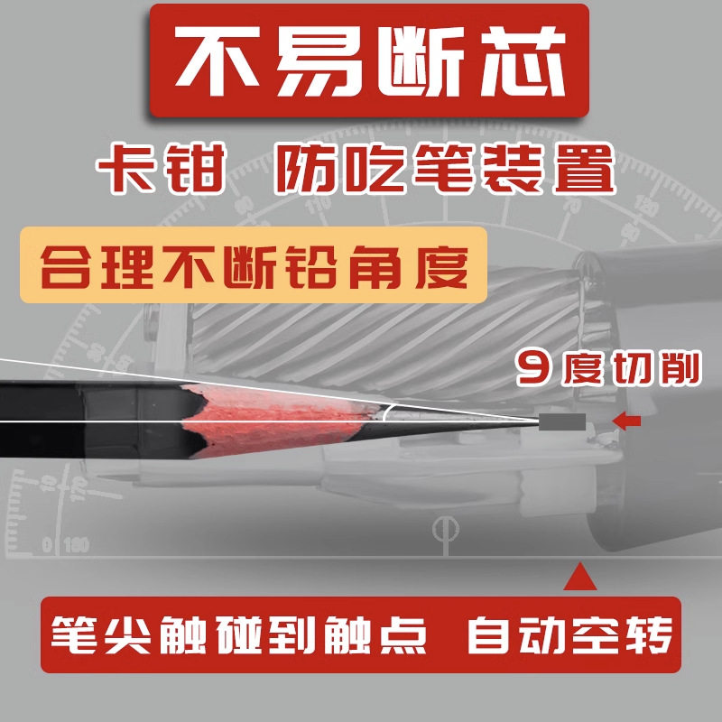 素描专用a削铅笔器手摇削铅笔器美术生削笔刀速写素描笔削笔器手