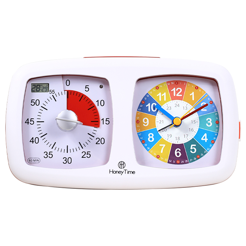 可视化时间管理闹钟计时器两用儿童学生学习专用自律静Z音定时提