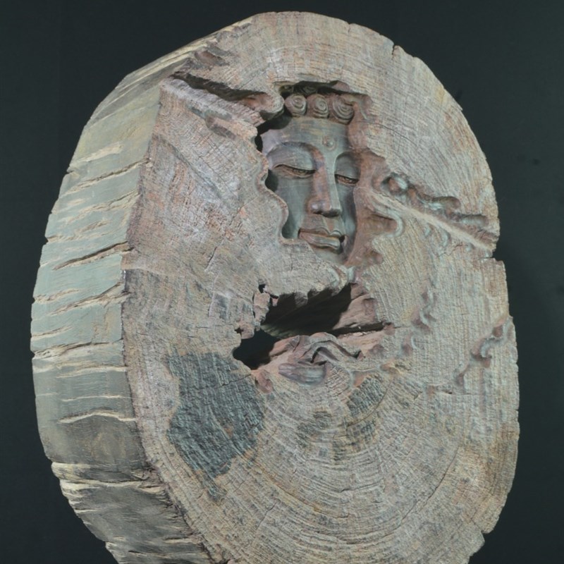 老挝大红酸枝如来佛木o雕风化枯木禅意客厅摆件红木手工雕刻工艺