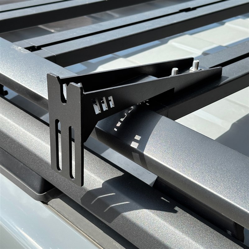 简森户外车边帐篷跨边AW顶拓展平台固定器安装支架加强.侧天幕卡