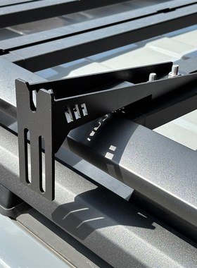 简森户外车边帐篷跨边AW顶拓展平台固定器安装支架加强.侧天幕卡