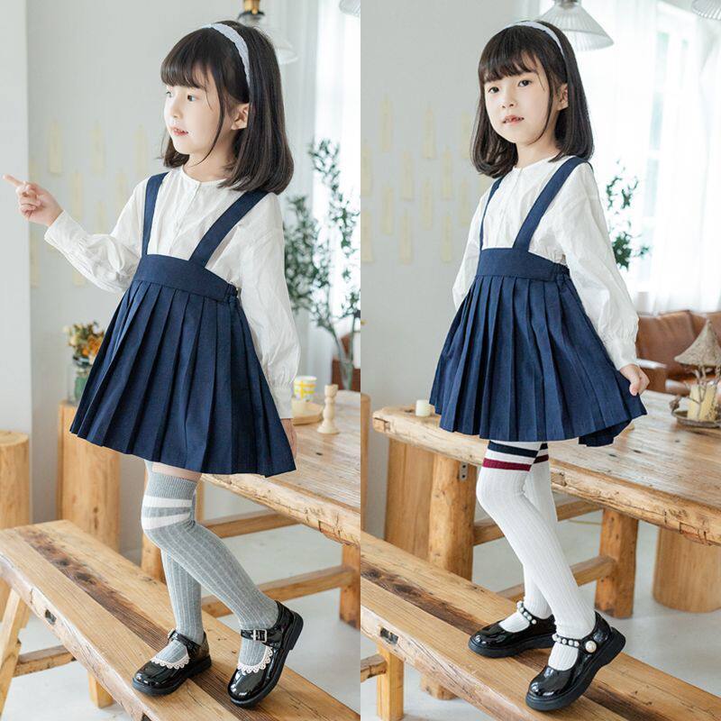 儿童过膝长筒袜春秋棉新款男女童运动中高筒袜学生宝宝高筒长袜子