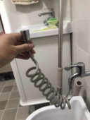 加粗伸缩管电话线弹簧水管马桶喷枪妇洗器弹力管淋浴喷头花洒软管