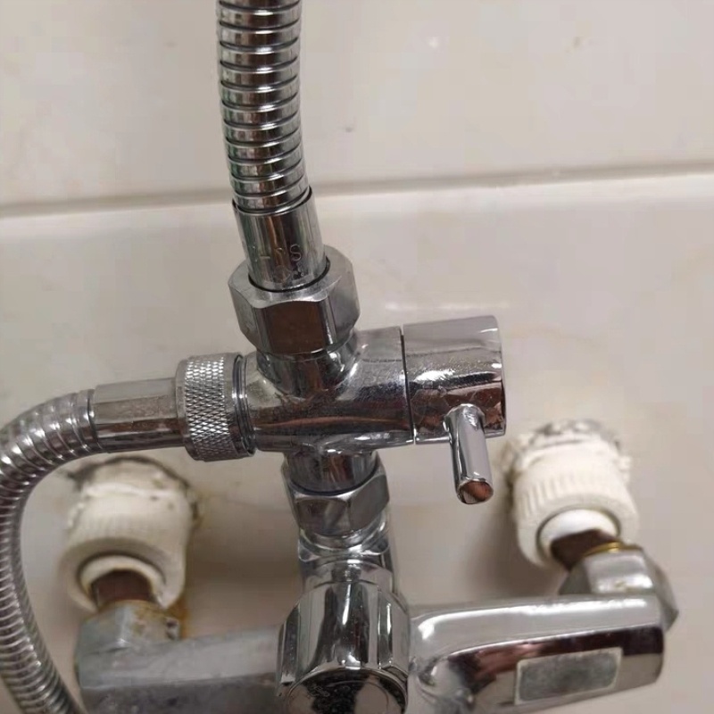 转换器快开切换喷头分水器配件淋浴全铜开关分水阀花洒三通接头