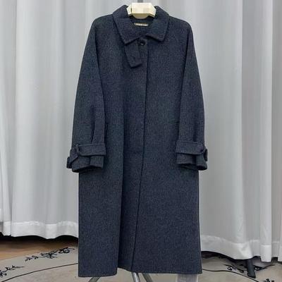 【鱿鱼大衣】2024新款格雷系时尚外套气质秋冬毛呢大衣