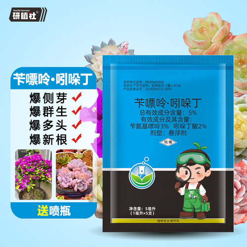 仔多多苄嘌呤吲哚丁生长调节剂