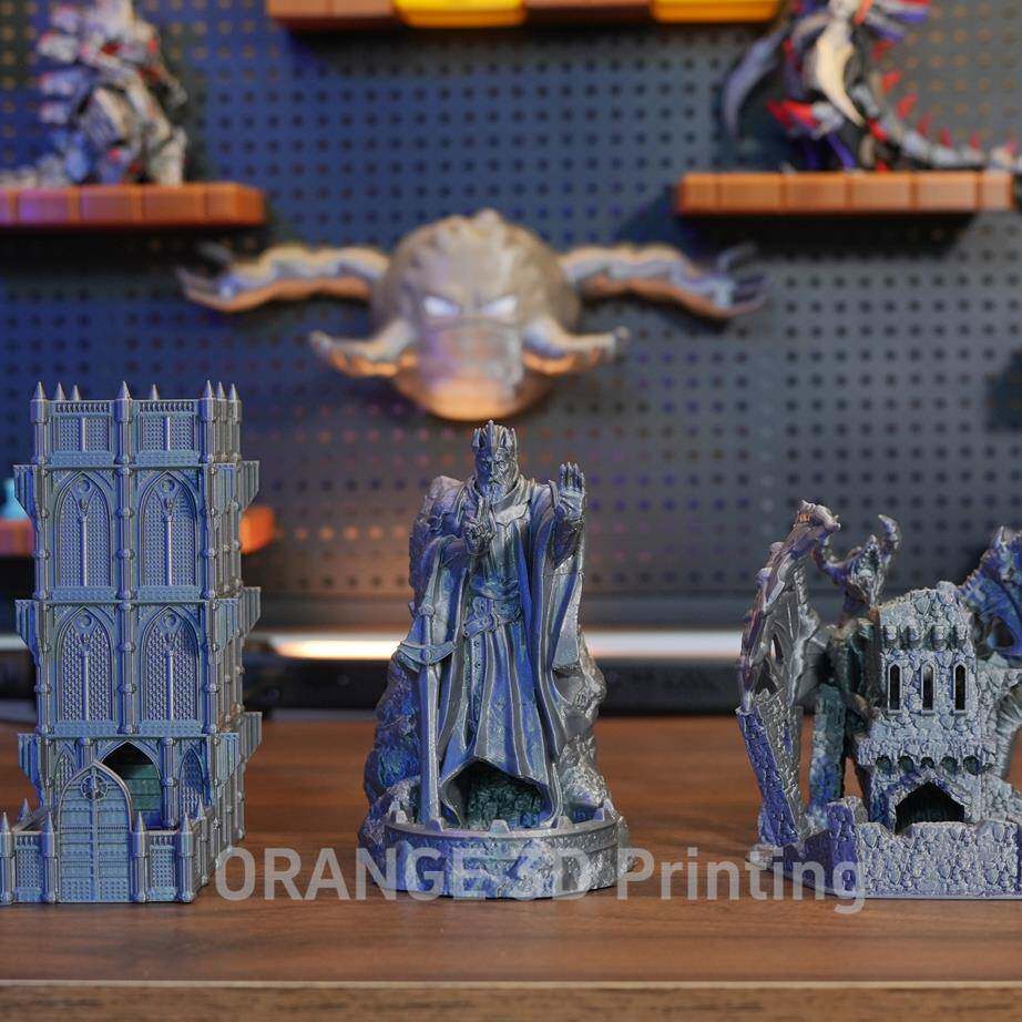 3D打印豪华版城堡筛子塔骰子塔精品跑团桌游配件拍摄道具礼物摆件图片