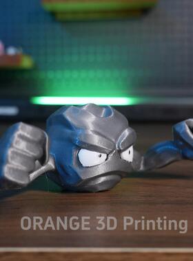 创意3D打印小拳石宝可梦usb线桌面固定收纳潮玩手办礼物车载摆件