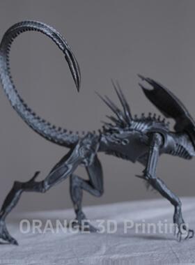 创意3D打印外星生物夺命舰异形母后大战铁血战士手办桌游拍摄道具