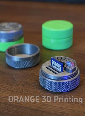 相机单反微单内存卡摄影师创意瓶盖式3D打印sd卡收纳盒tf卡储存盒