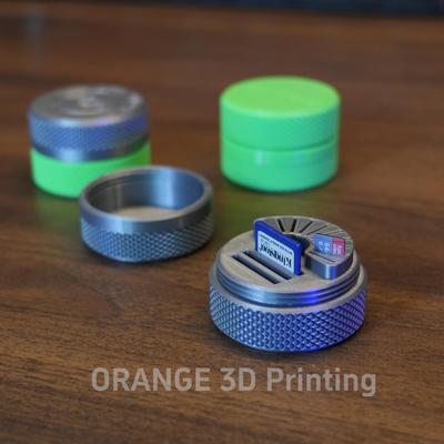 相机单反微单内存卡创意瓶盖式