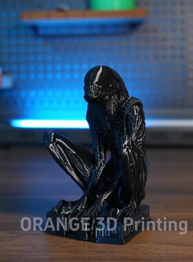 创意3D打印外星生物夺命舰异形大战铁血战士手办摆件电影迷爱好