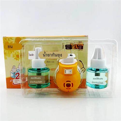 调皮宝电热蚊香液无味3瓶补充液2瓶加热器驱蚊液体家庭用插电蚊香