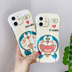 适用于蓝光镜头全包苹果12手机壳iPhone 小蛮腰情侣 11摄像头防摔12pro硅胶软壳11pro可爱网红11promax男女款