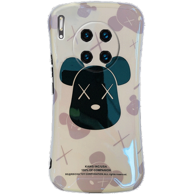 适用华为mate30手机壳小蛮腰mate30epro曲屏保护套网红暴力熊新款女生30pro镜头全包防摔mata30十后外壳潮牌