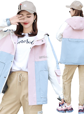2024新款春秋装初高中学生洋气外套女短款休闲棒球服工装bf风上衣