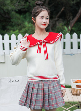 2023秋冬装新款小清新毛衣套头