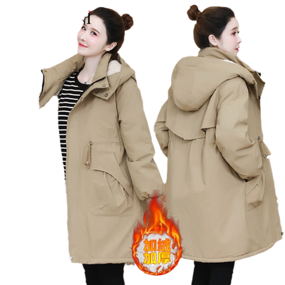 大码女装冬装棉衣外套新款开衫