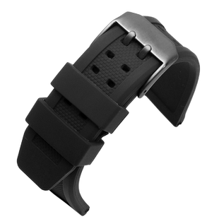 适配luminox鲁美诺斯硅胶表带3581 3051 3080雷美诺时橡胶男表链