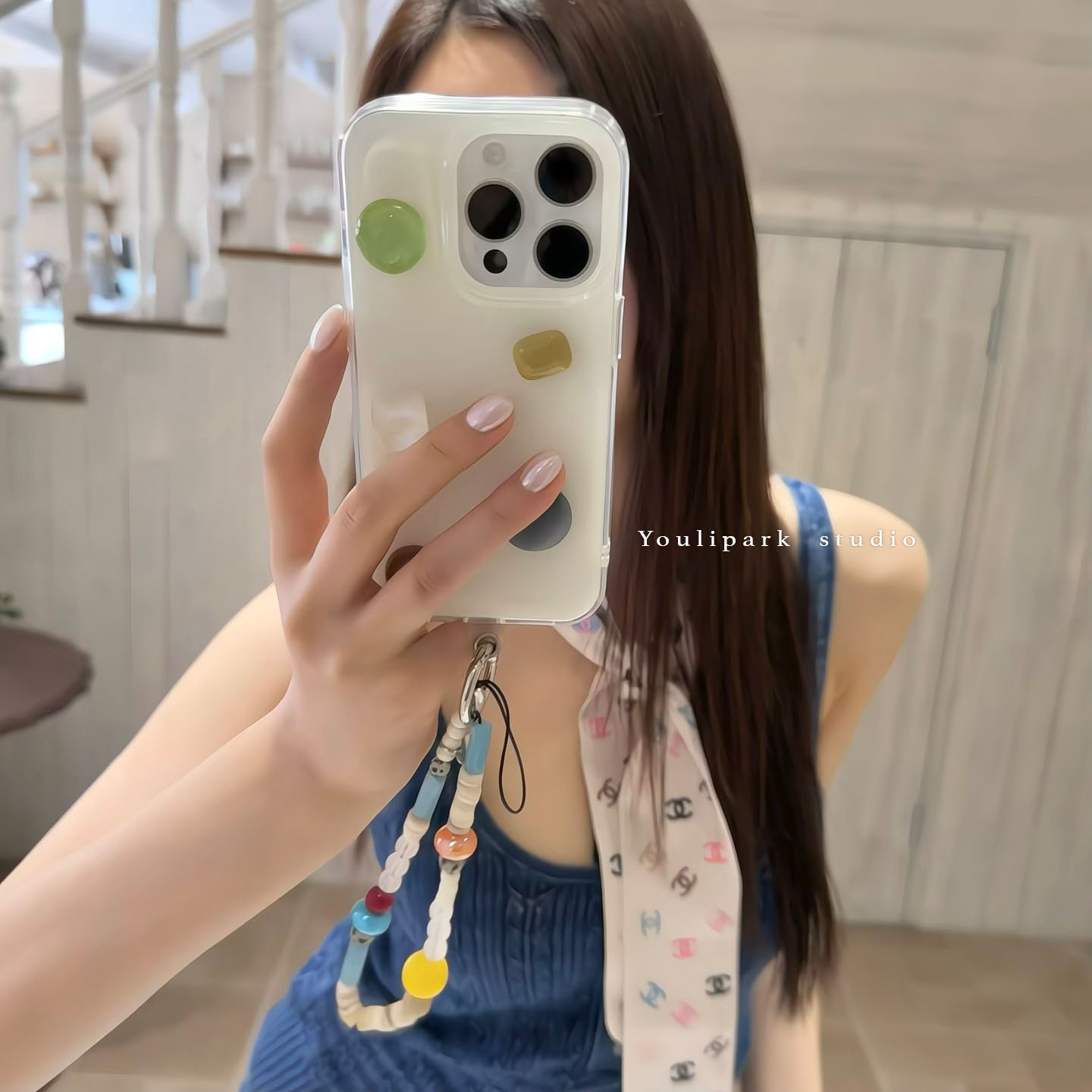 少女高级立体几何宝石苹果手机壳