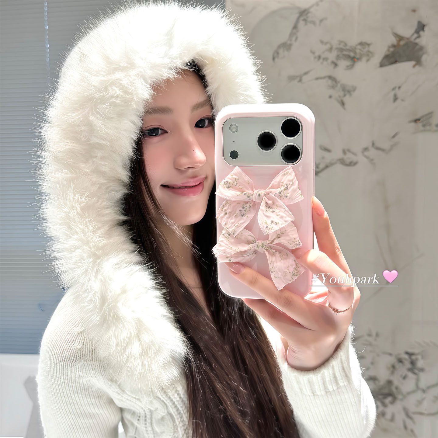 由里公园ins韩系甜美温柔少女立体蝴蝶结17适用17pro苹果17ProMax手机壳iPhone16全包14新款16Promax保护套13,3C数码配件,手机保护套/壳,淘宝优惠券,粉丝福利购,淘宝优惠卷