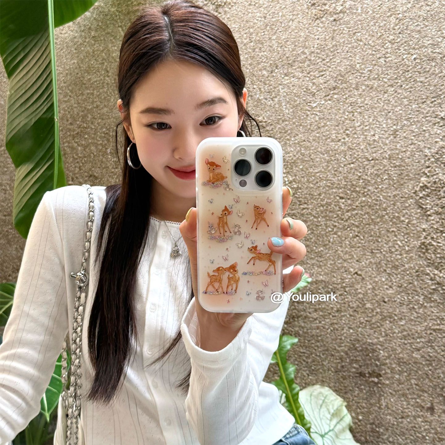 可爱蝴蝶小鹿桑普兔苹果手机壳女