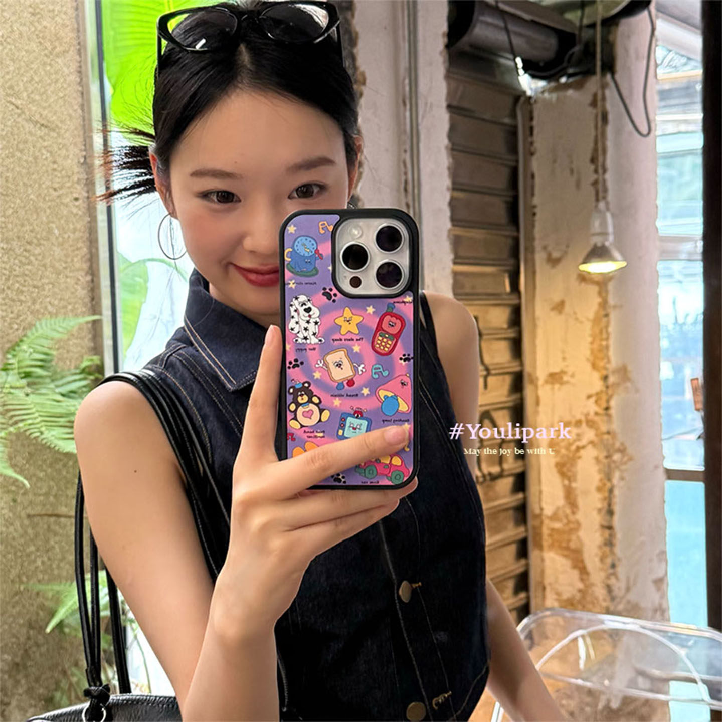 由里公园ins可爱甜酷少女夏日撞色小熊15适用16pro苹果16ProMax手机壳iPhone16全包14新款14Promax保护套13韩,3C数码配件,手机保护套/壳,淘宝优惠券,粉丝福利购,淘宝优惠卷