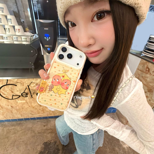 可爱涂鸦尖尖帽星星人苹果手机壳