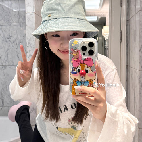 苹果手机壳可爱少女红鼻卡通动漫