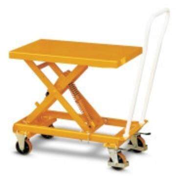 厂家直销弹簧自重式平台车手动液压升降工作车液压升降平台