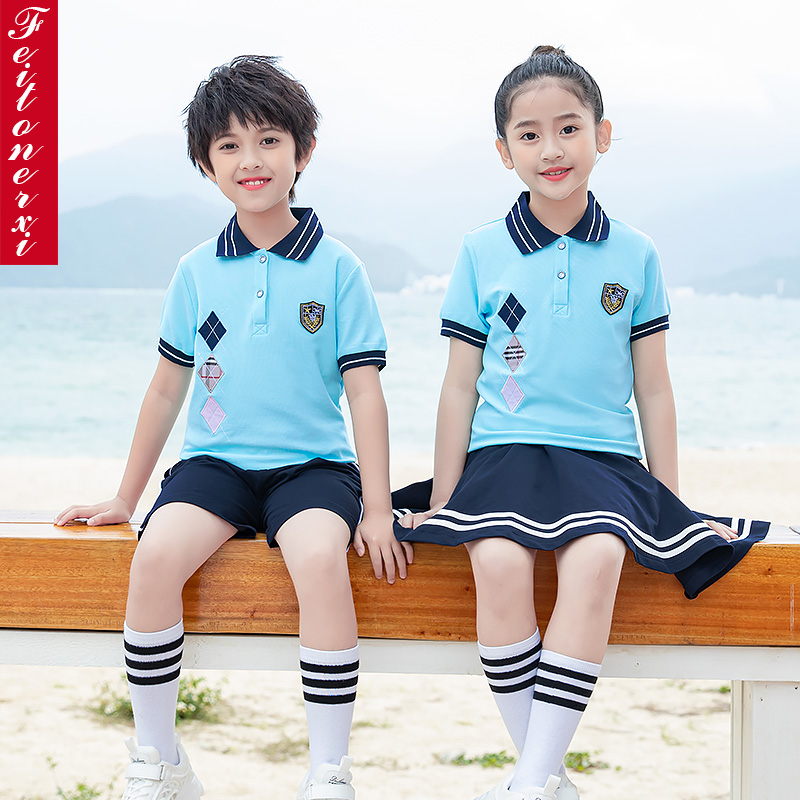 幼儿园园服夏装小学生校服夏季套装英伦学院风校服六一儿童演出服在类目 童装/婴儿装/亲子装, 校服/校服定制中 - 来自Buy2taobao.com提供专业的淘宝代购服务