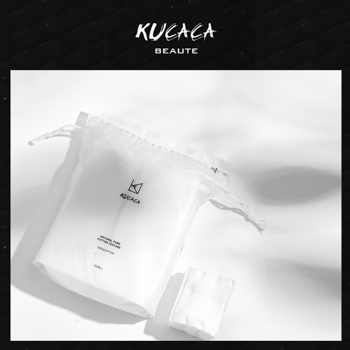 kucaca双面脸部天然纯棉化妆工具