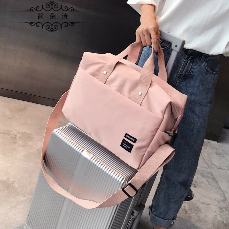 行李箱上的配包小行李包韩版简约轻便短途小清新套拉杆出差旅行袋