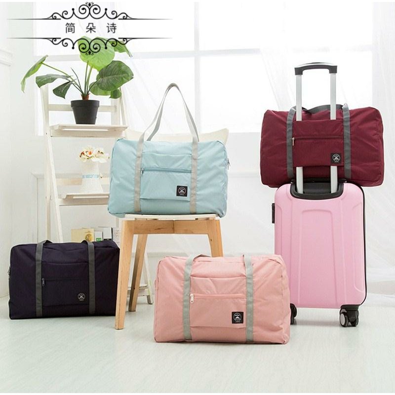 折叠旅行袋可套拉杆箱小号行李包超轻便捷便携式女生旅行包收纳袋